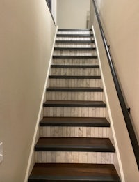 marble stair treads in a home